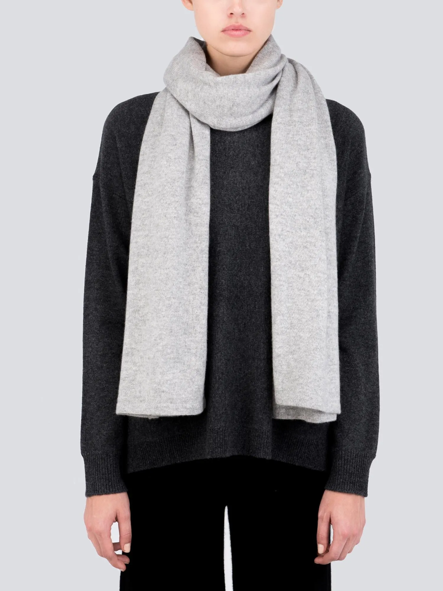 Oversized Scarf_Light Grey