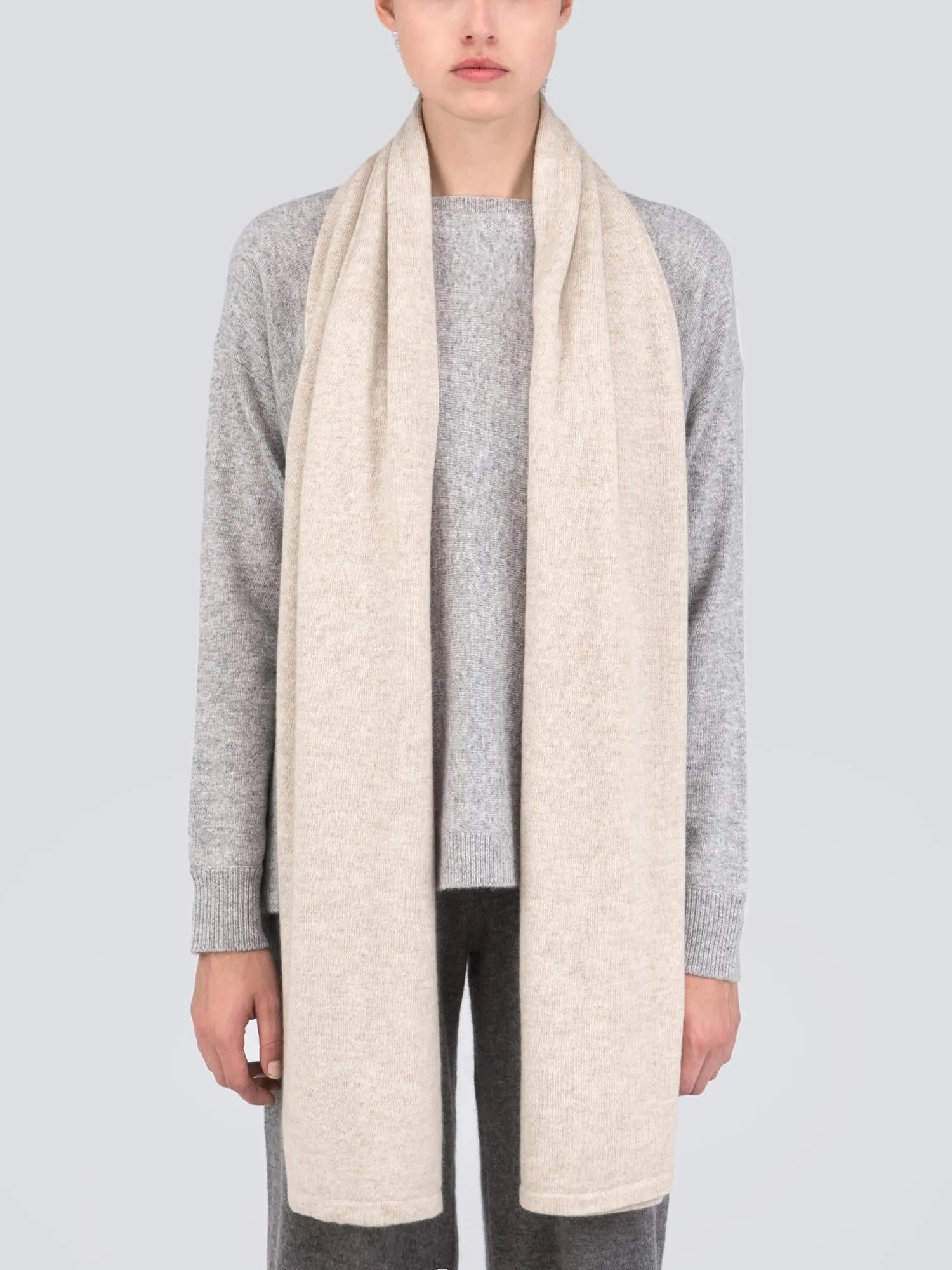 Oversized Scarf_Oatmeal