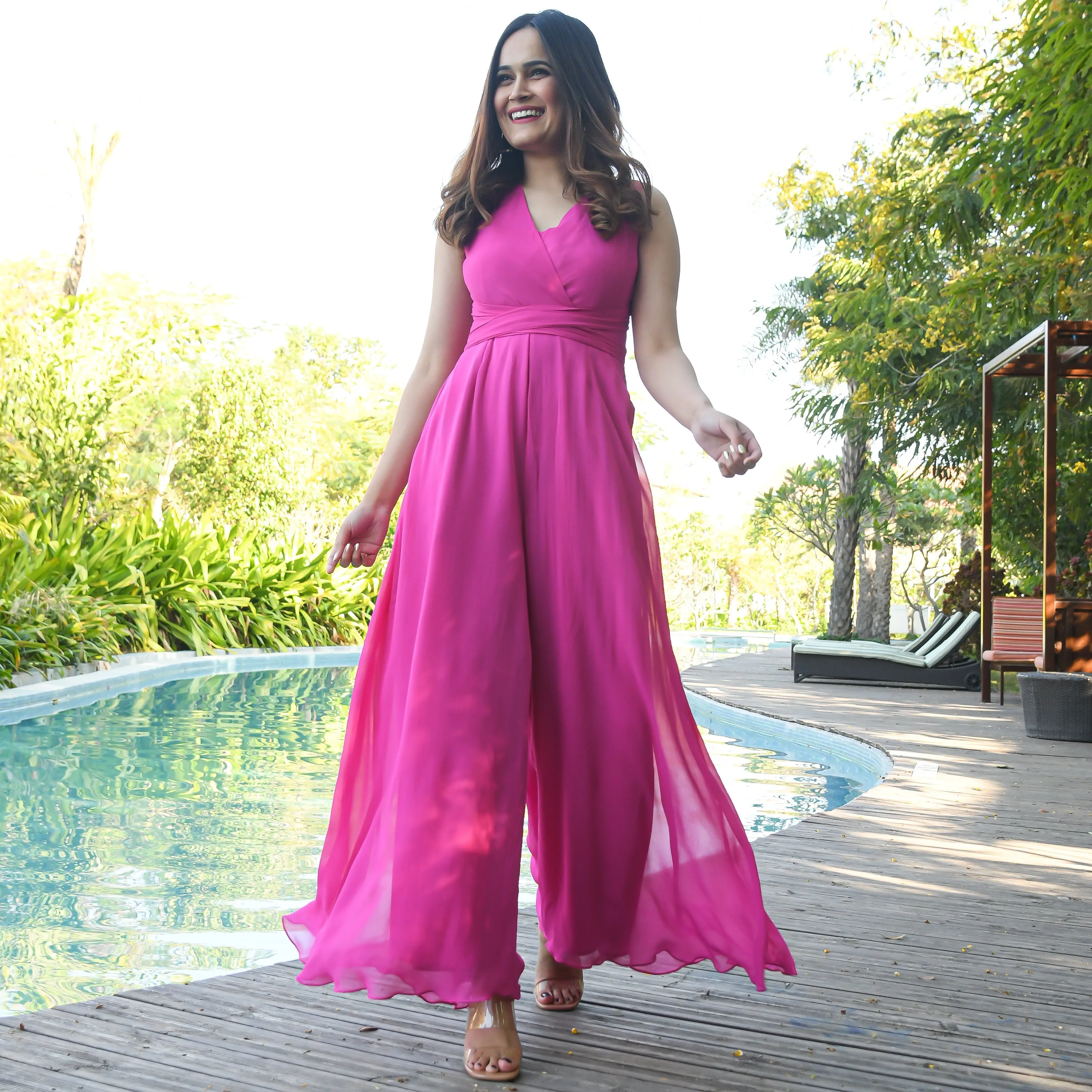 Phlox Pink Jumpsuit