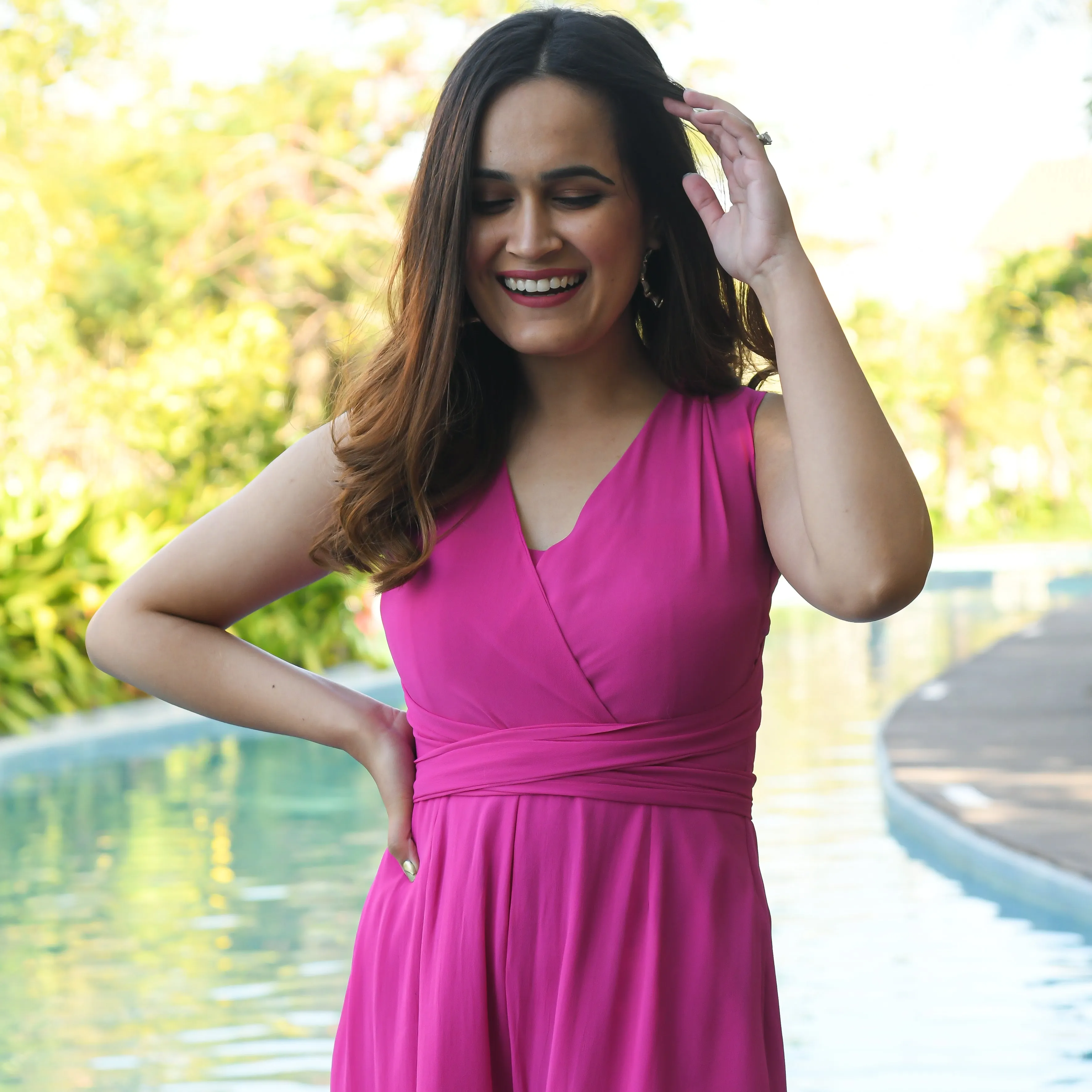 Phlox Pink Jumpsuit