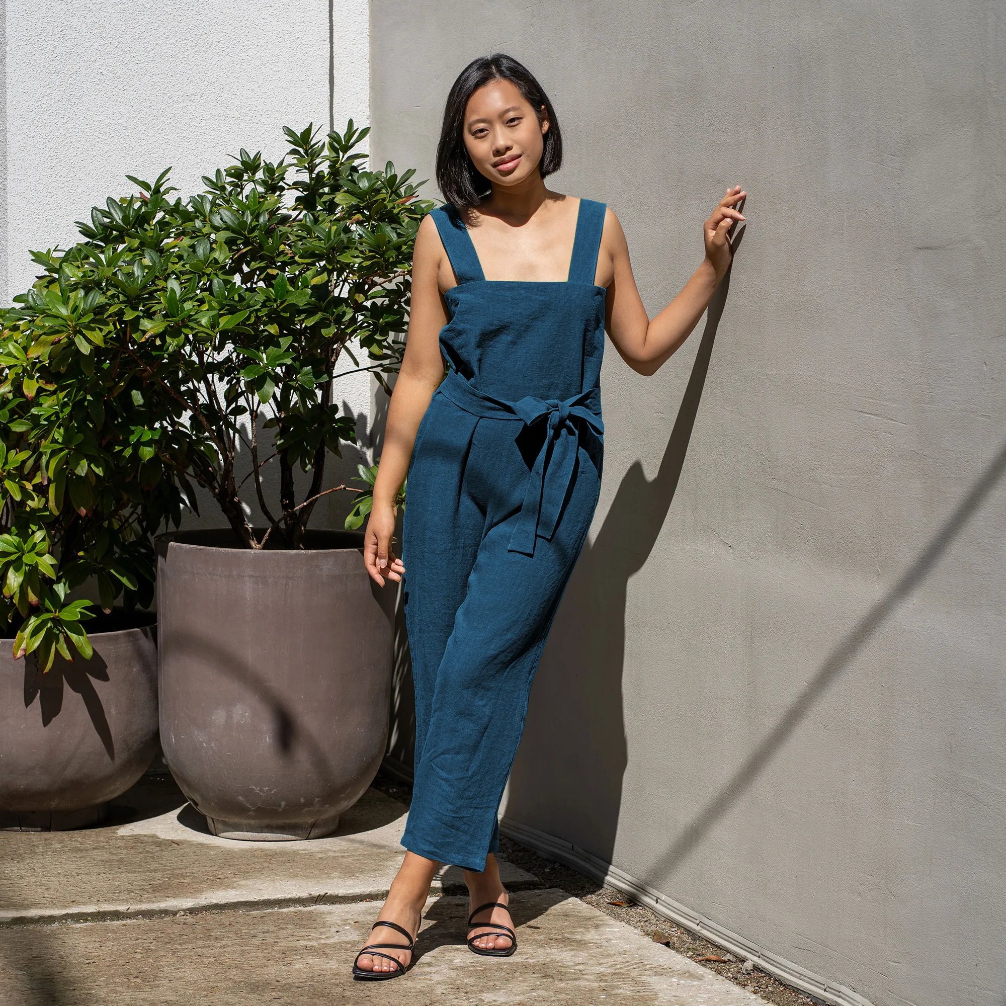 Pinafore Jumpsuit Iris