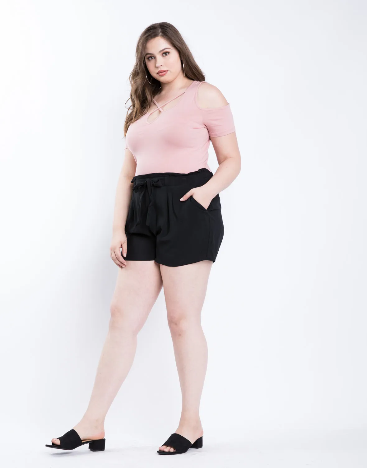 Plus Size Breezy Summer Shorts