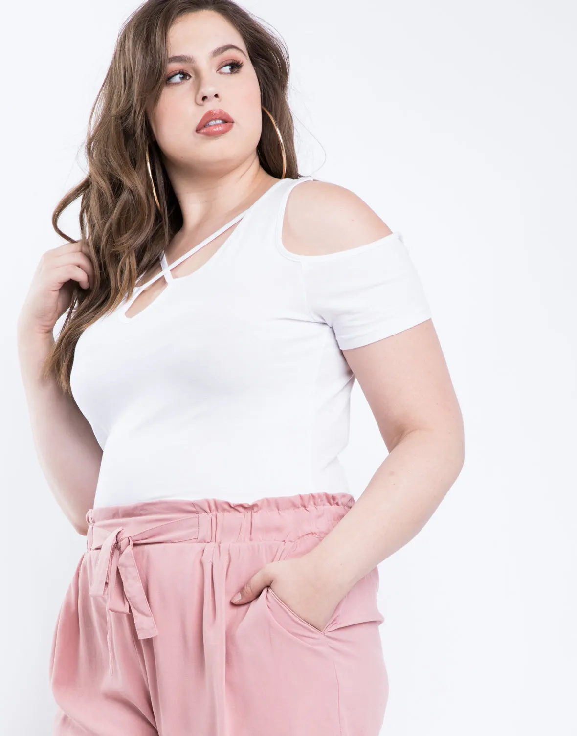 Plus Size Breezy Summer Shorts