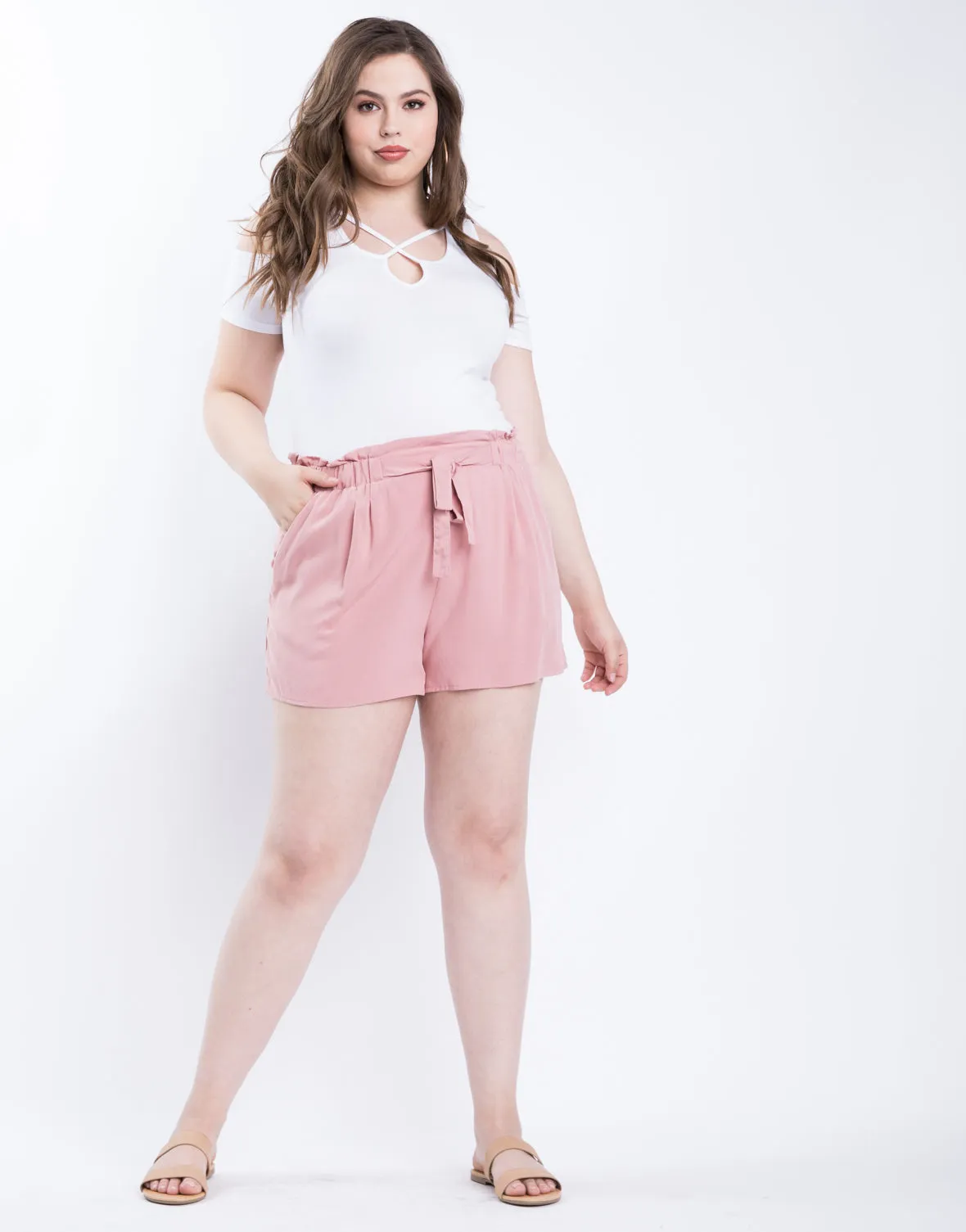 Plus Size Breezy Summer Shorts