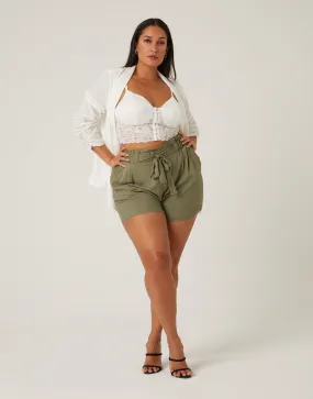 Plus Size Breezy Summer Shorts