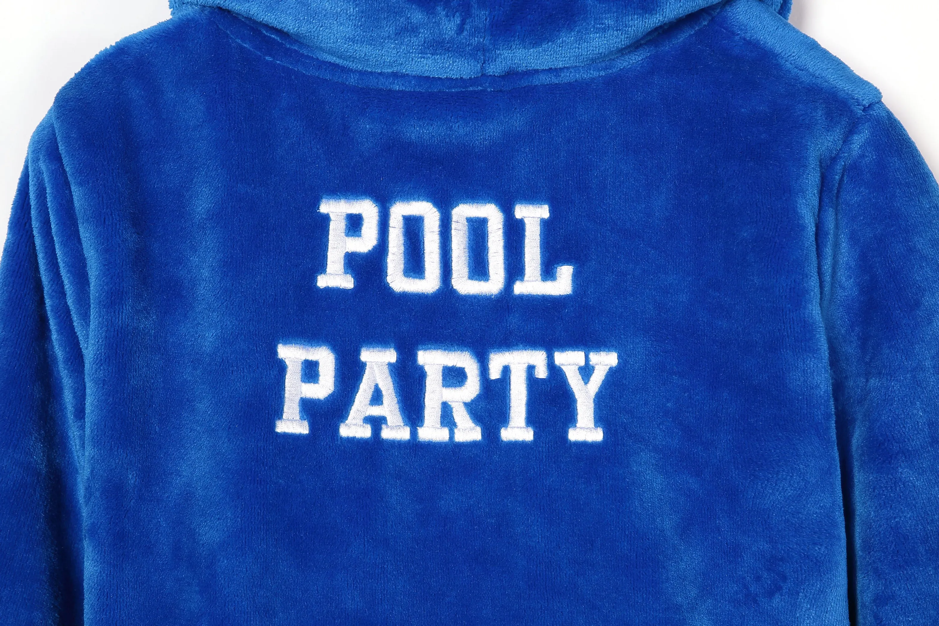 Pool Party Kids Plush Fleece Bathrobe