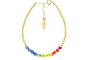 *PRIDE CRYSTAL BAR BRACELET- LIMITED EDITION*