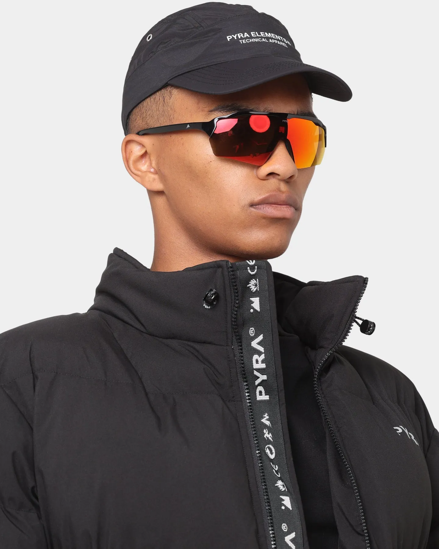 PYRA Padded Puffa Jacket Black