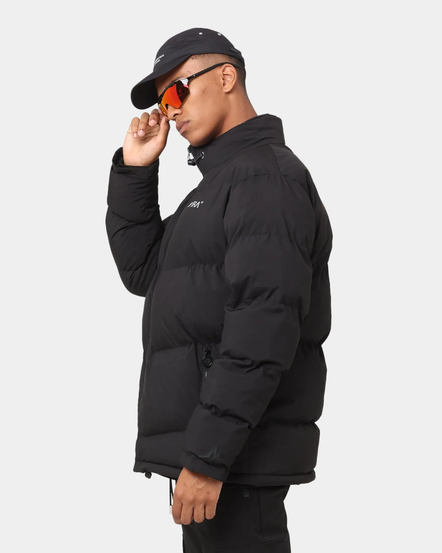 PYRA Padded Puffa Jacket Black