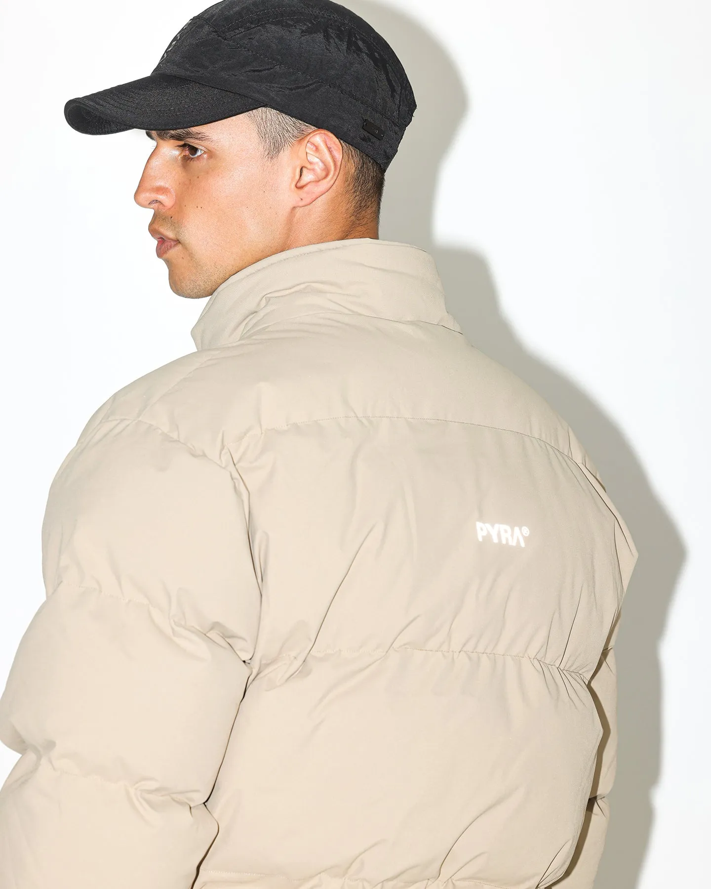 PYRA Padded Puffa Jacket Natural