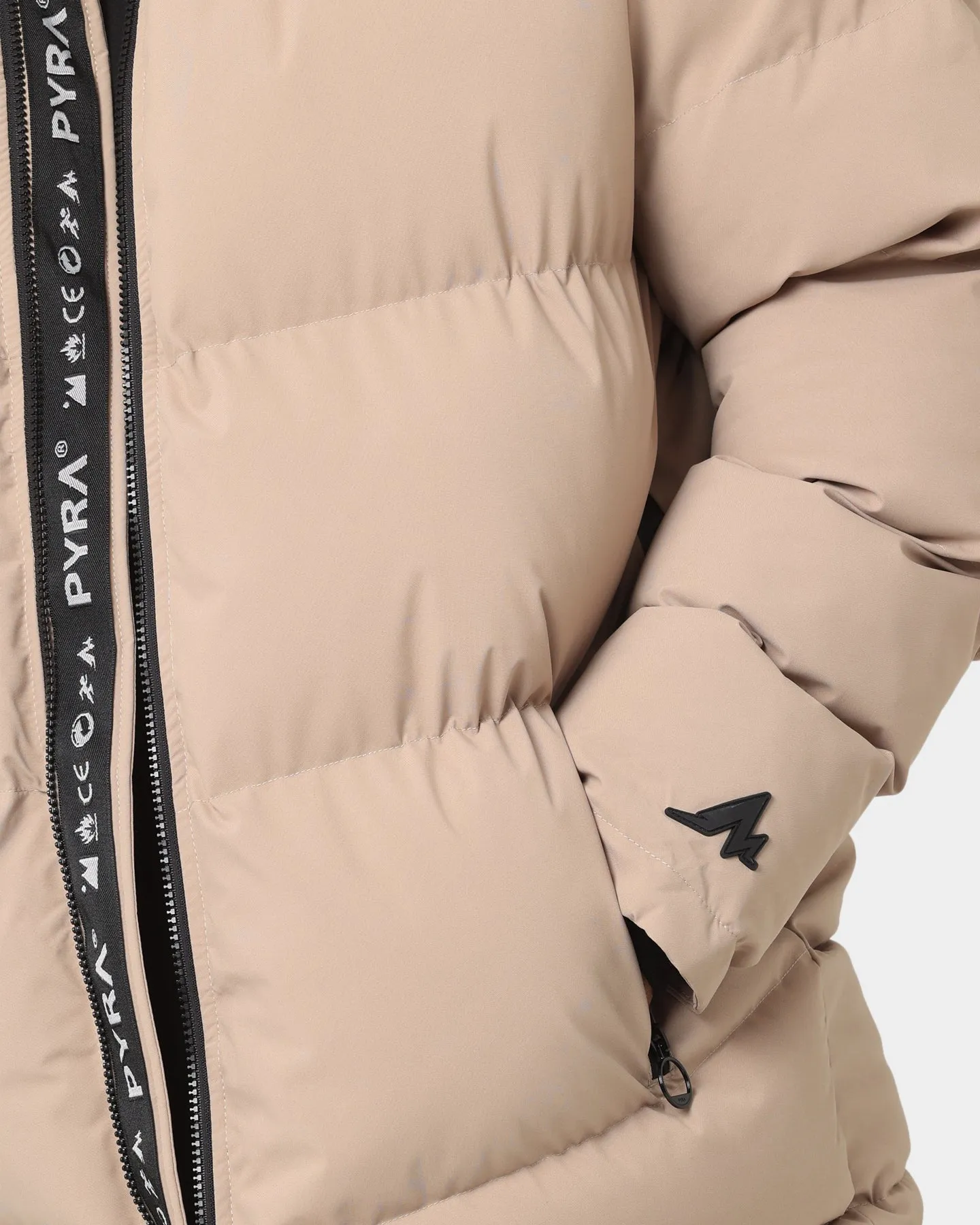 PYRA Padded Puffa Jacket Natural