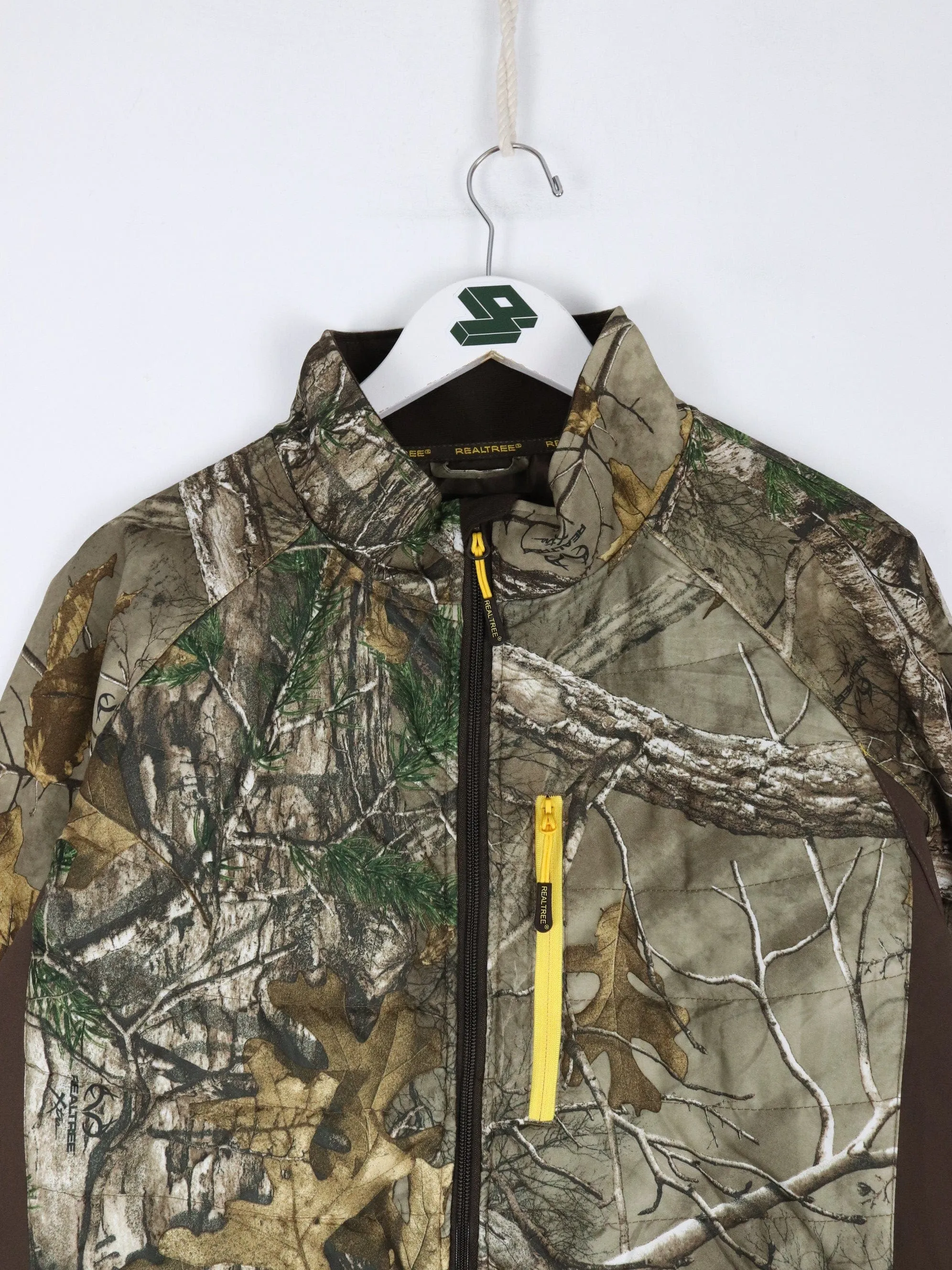 Real Tree Jacket Mens Large Brown Camo Hunting Outdoors Coat