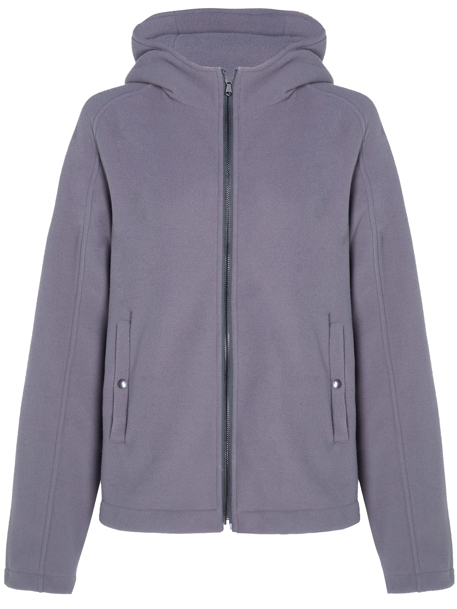 Recycled Zip Through Hooded Fleece