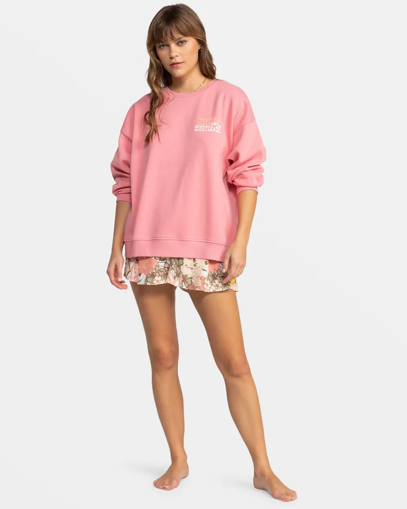 Roxy Morning Hike Sweatshirt-Mauve Glow