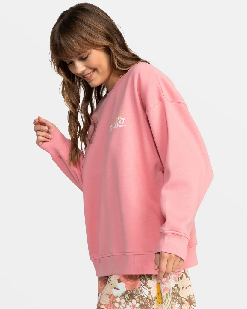 Roxy Morning Hike Sweatshirt-Mauve Glow