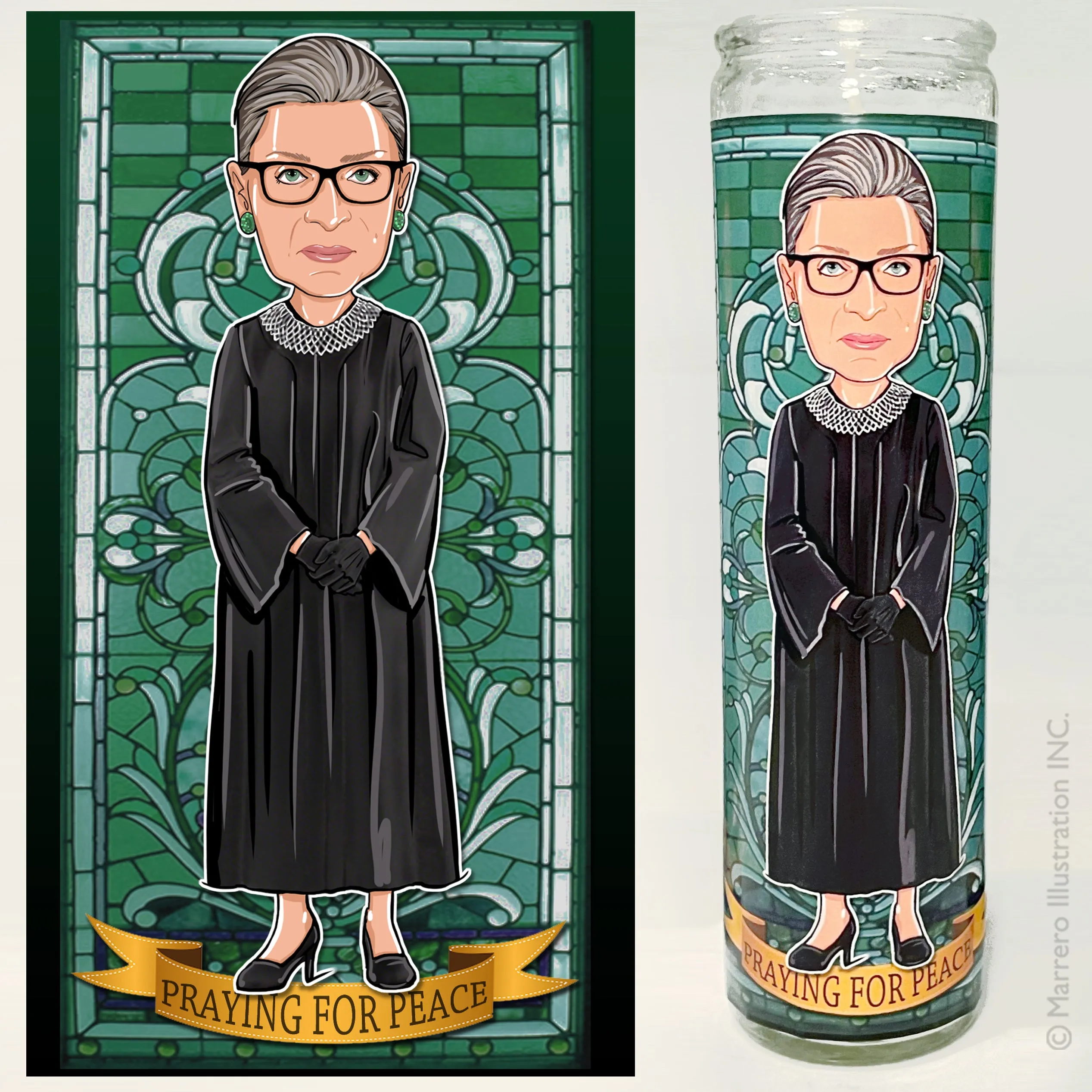 Ruth Bader Ginsberg Notorious RBG Candle