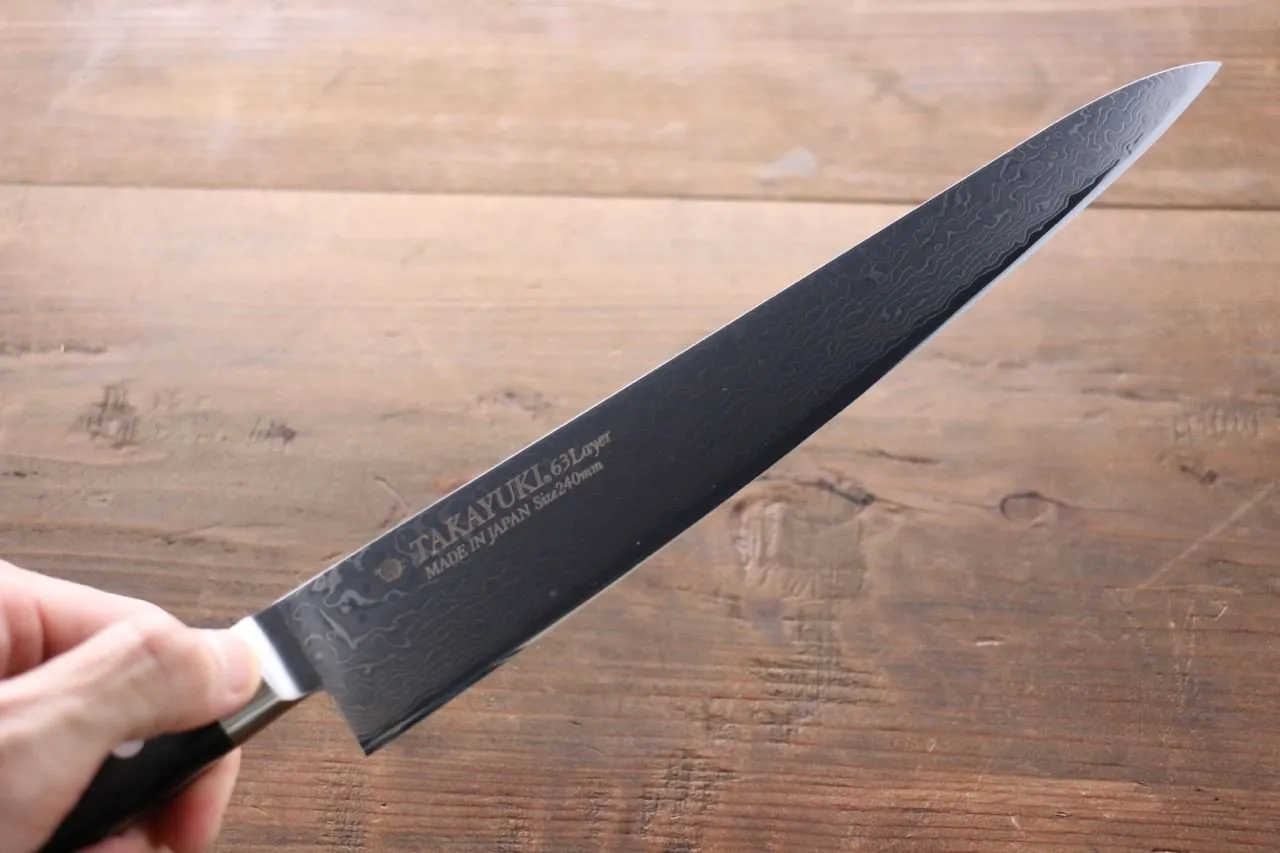 Sakai Takayuki Molybdenum 63 Layer Damascus Sujihiki 270mm