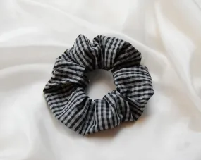 Scrunchie - Black & White Checkered