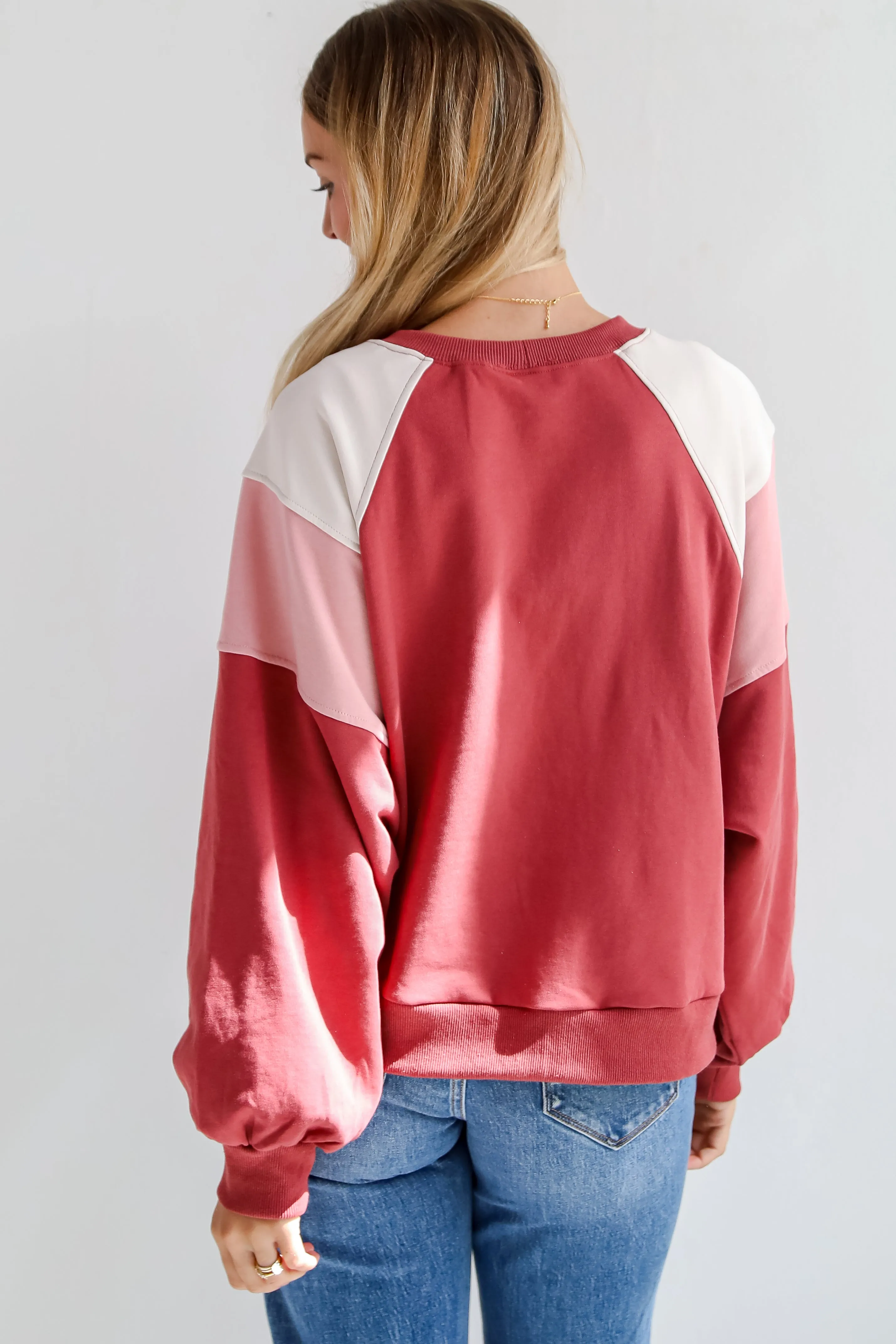 Seasonal Classic Color Block Pullover