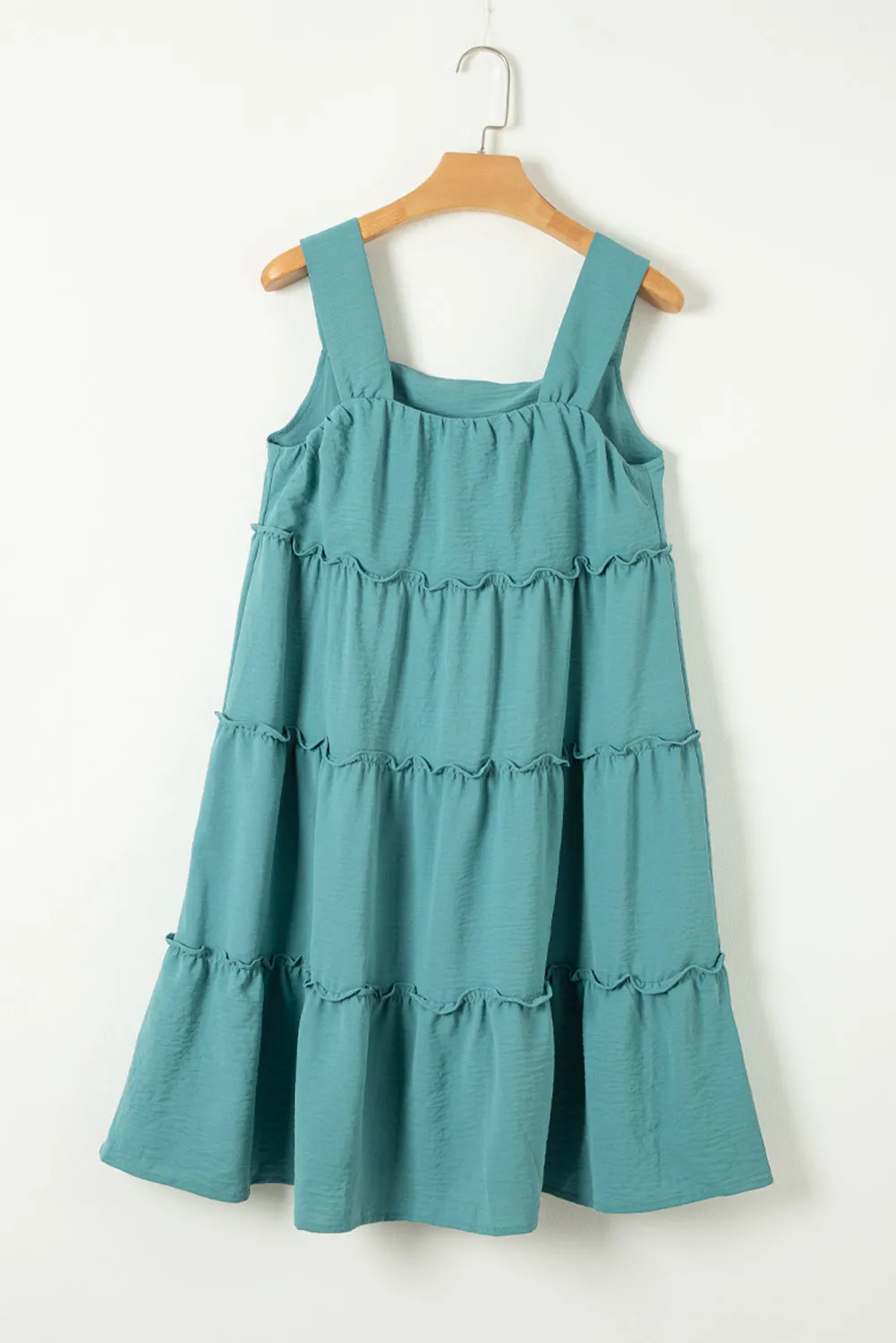 Skobeloff Frilled Tiered Sleeveless Flowy Dress