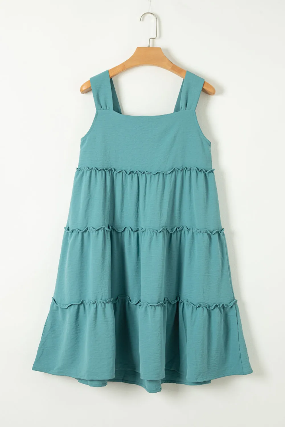 Skobeloff Frilled Tiered Sleeveless Flowy Dress