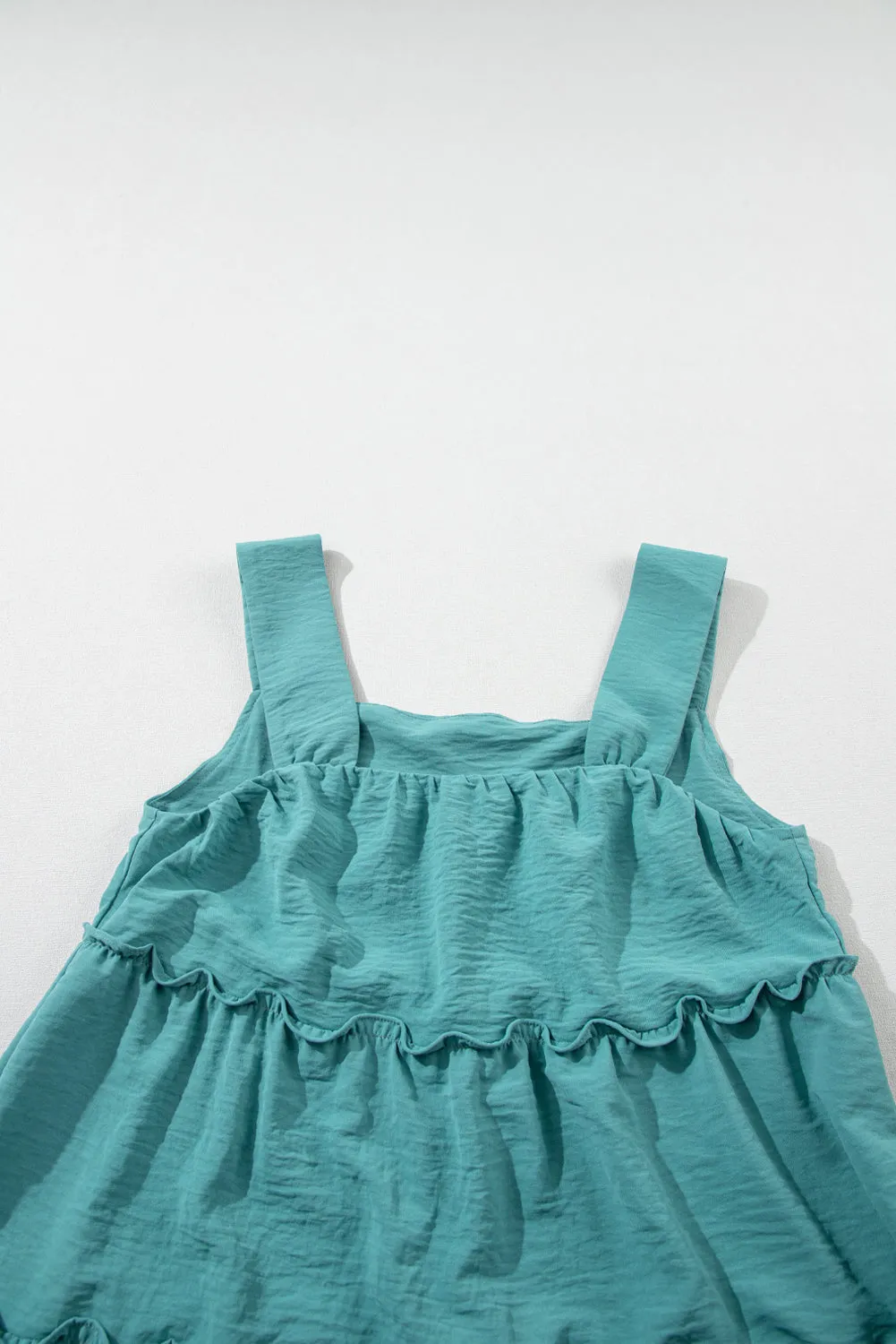 Skobeloff Frilled Tiered Sleeveless Flowy Dress