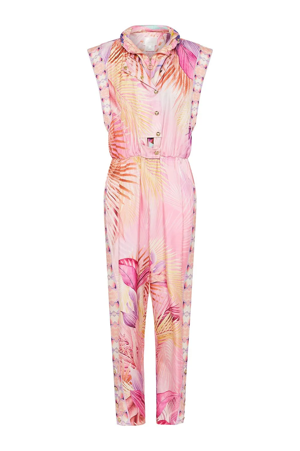 SLEEVELESS PANELLED JUMPSUIT SOUTH BEACH SUNRISE