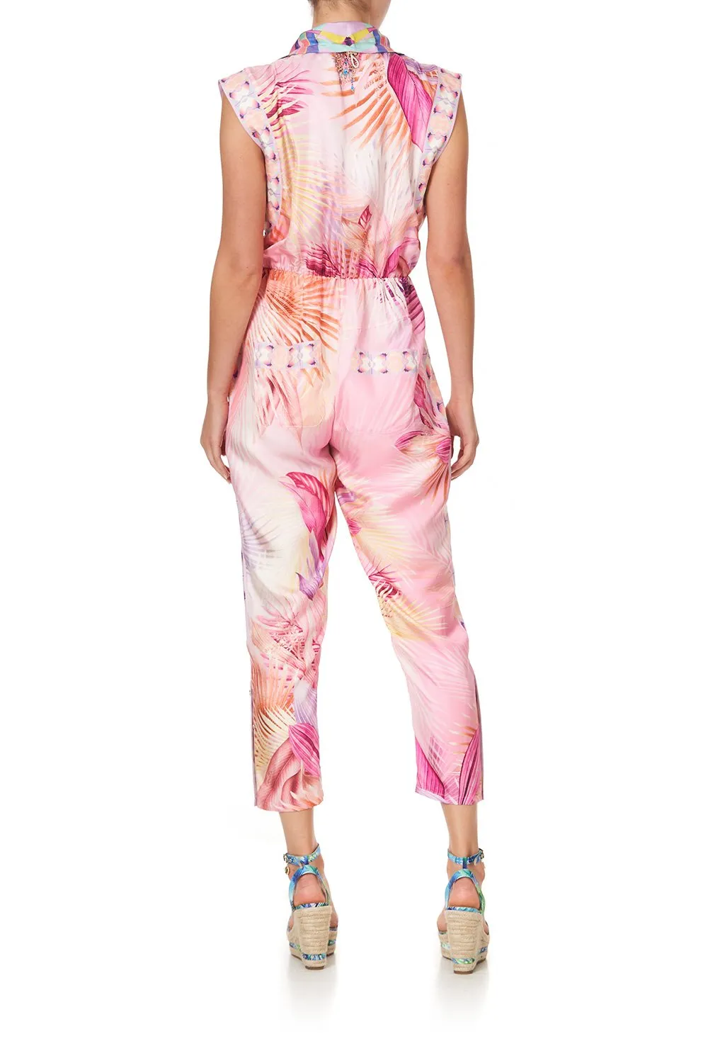 SLEEVELESS PANELLED JUMPSUIT SOUTH BEACH SUNRISE