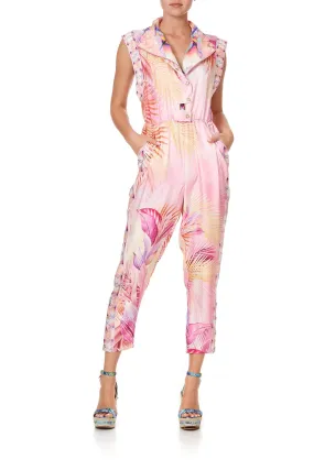 SLEEVELESS PANELLED JUMPSUIT SOUTH BEACH SUNRISE