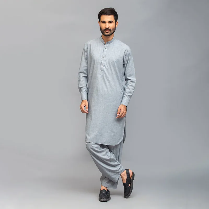 Stardust Grey Shalwar Kameez