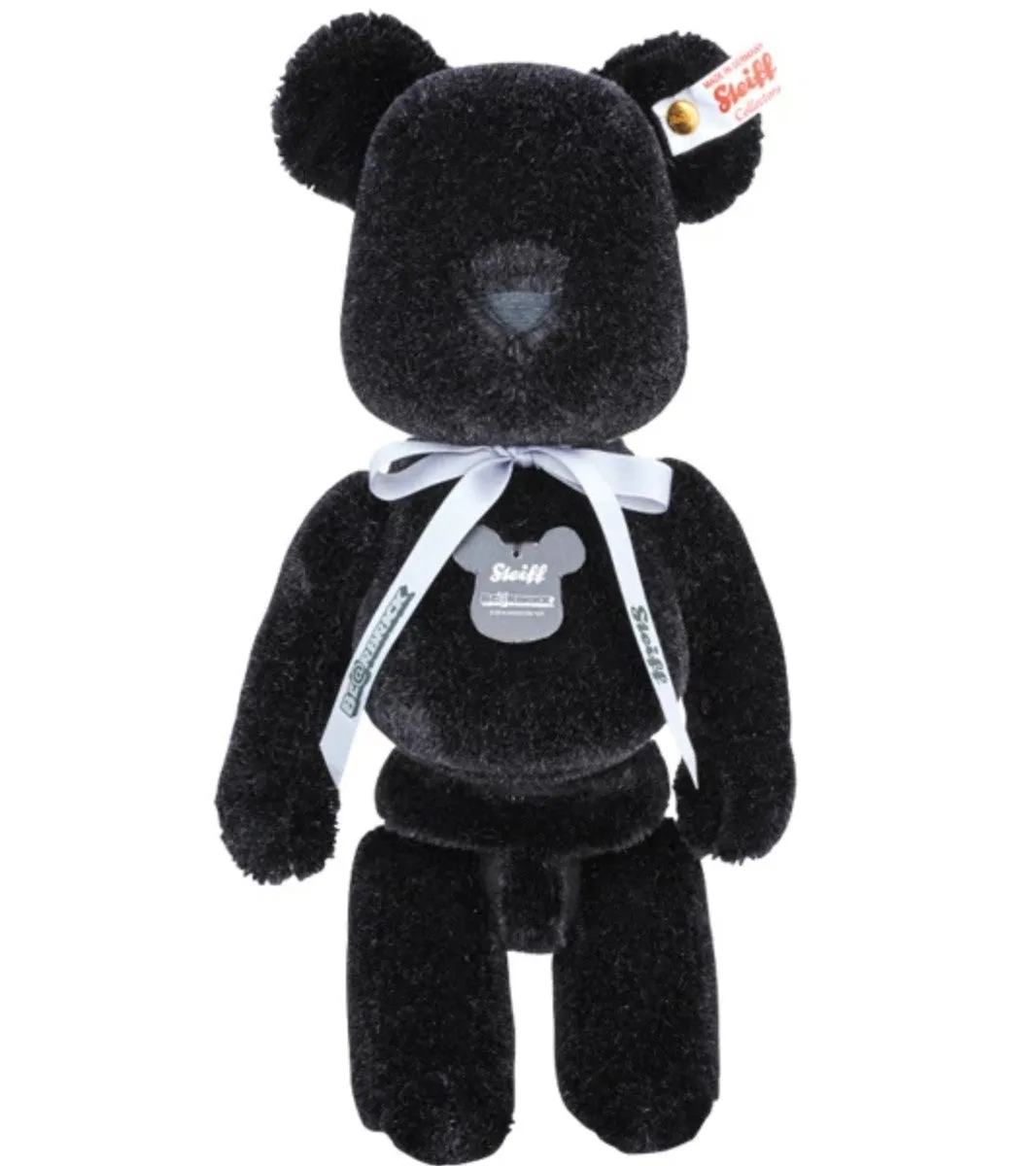 Steiff Bear- Black 400%  Be@rbrick