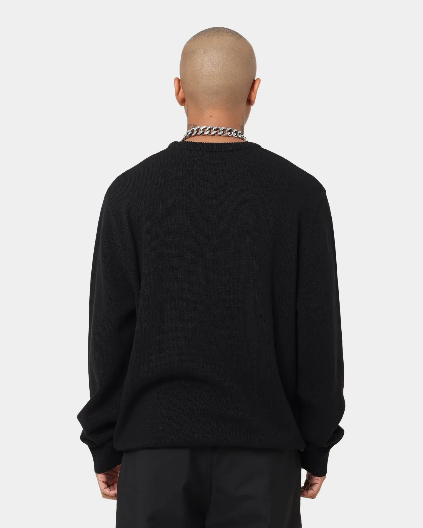 Stussy Dice Knit Crewneck Black