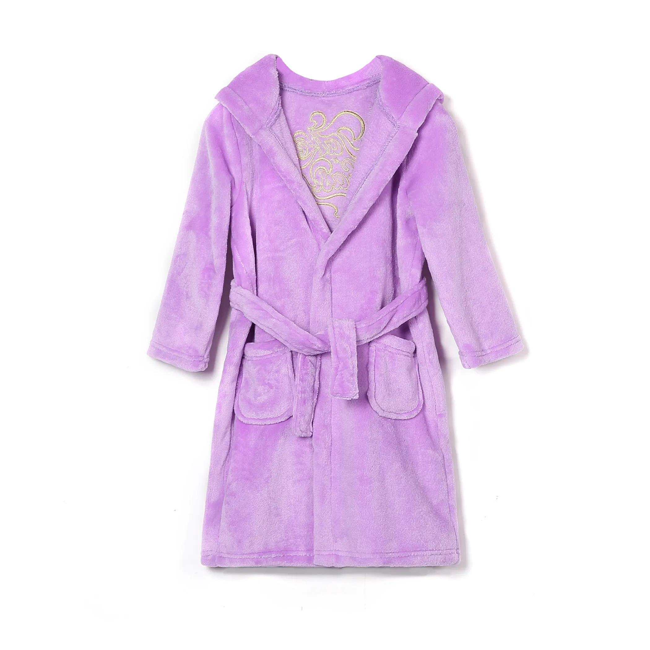 Take It Easy Kids Plush Fleece Bathrobe