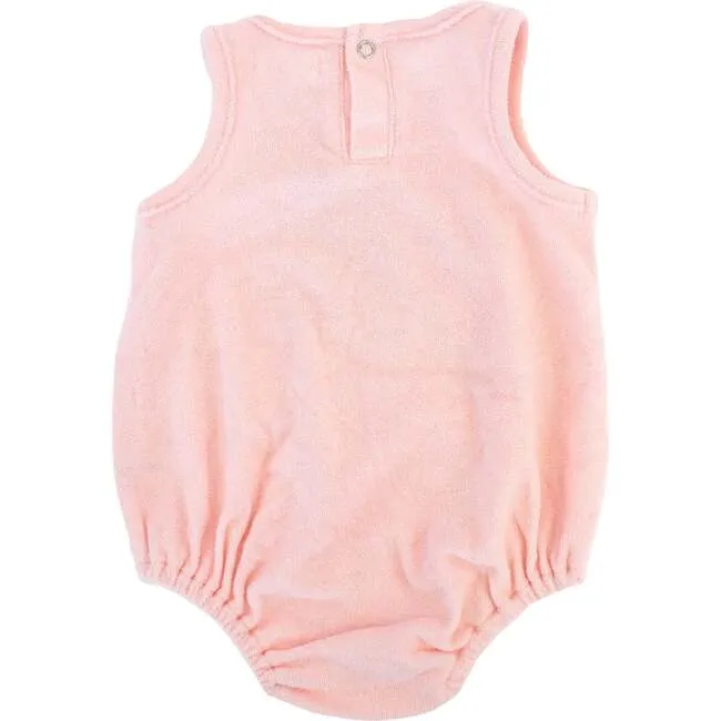 Terry Romper - Pink Love