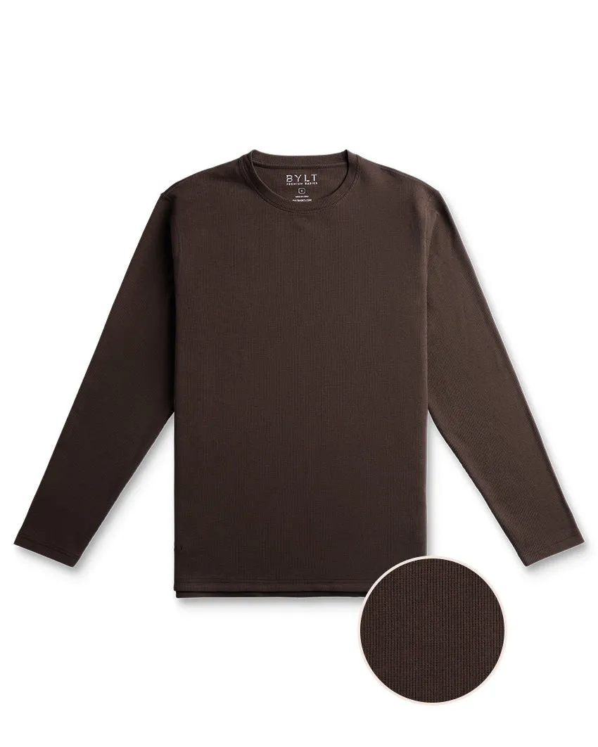 Thermal Long Sleeve Split-Hem