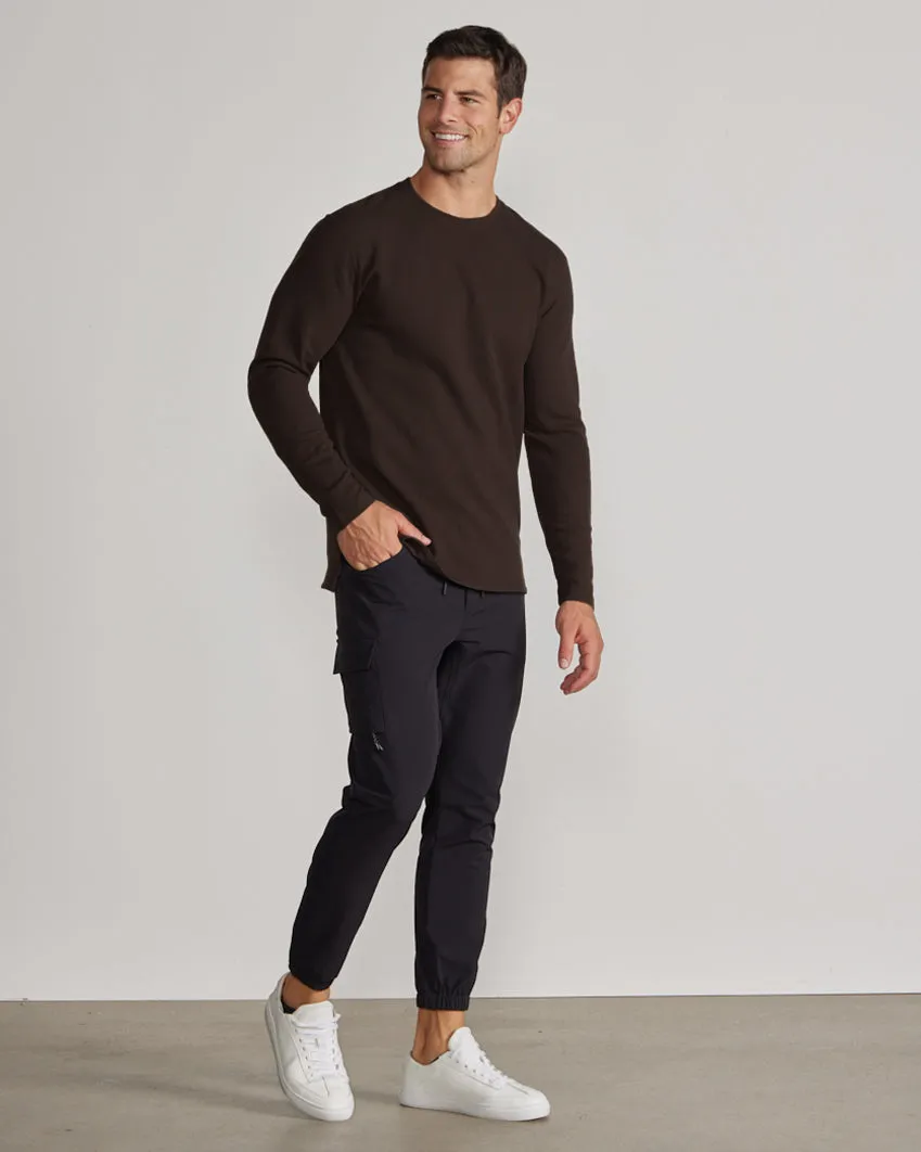 Thermal Long Sleeve Split-Hem