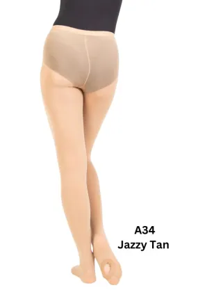 TotalSTRETCH Seamless Low Rise Convertible Tights - Jazzy Tan