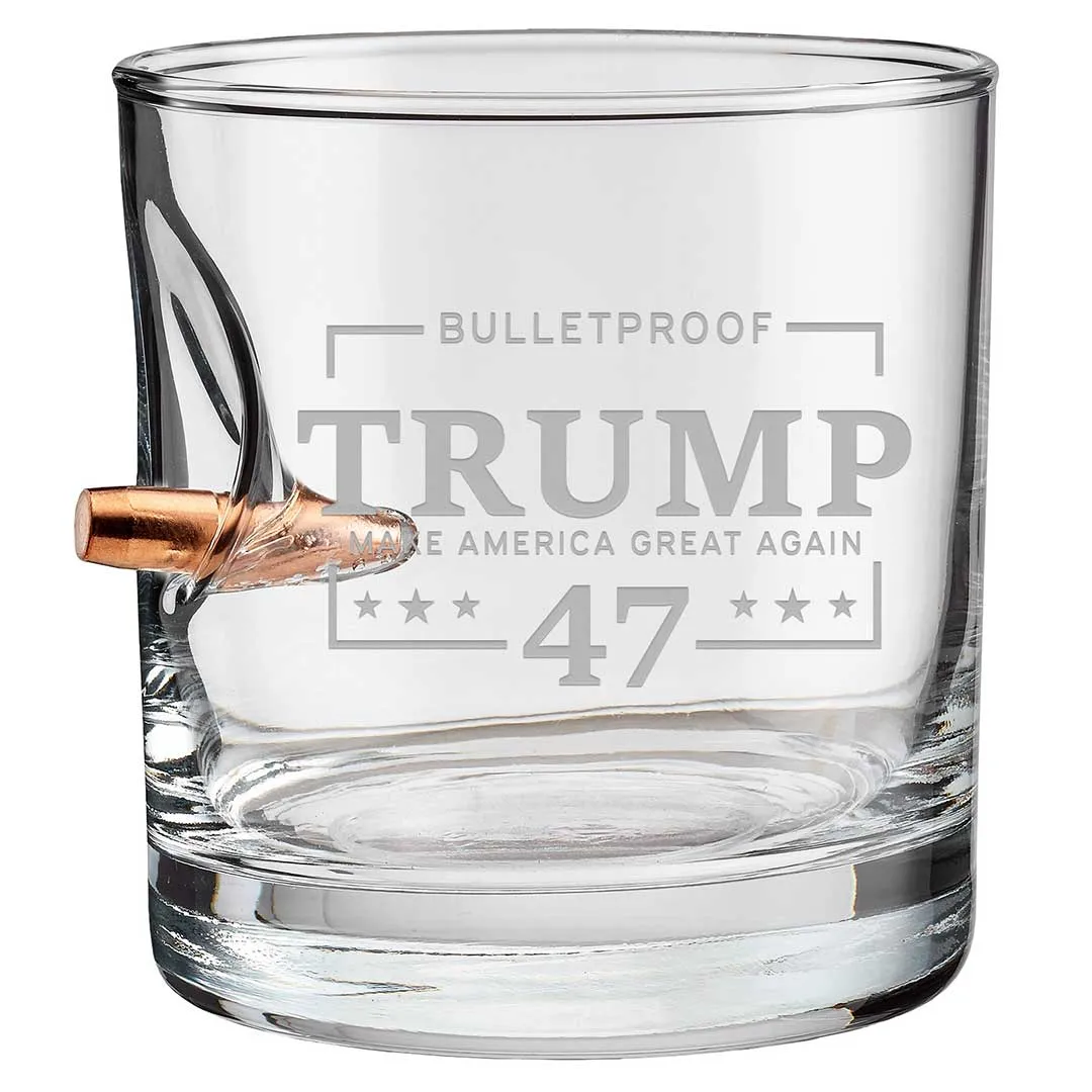 Trump Whiskey Glasses (4 Design Options)