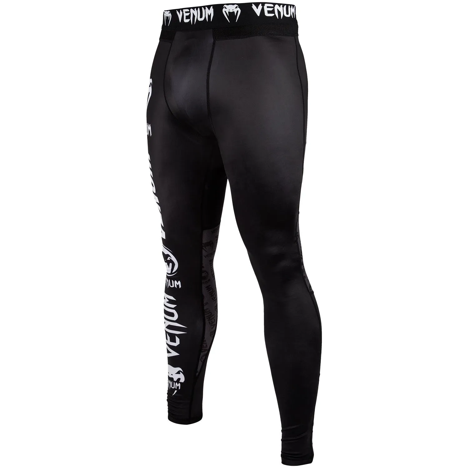 Venum Logos Compression Tights - Black/White