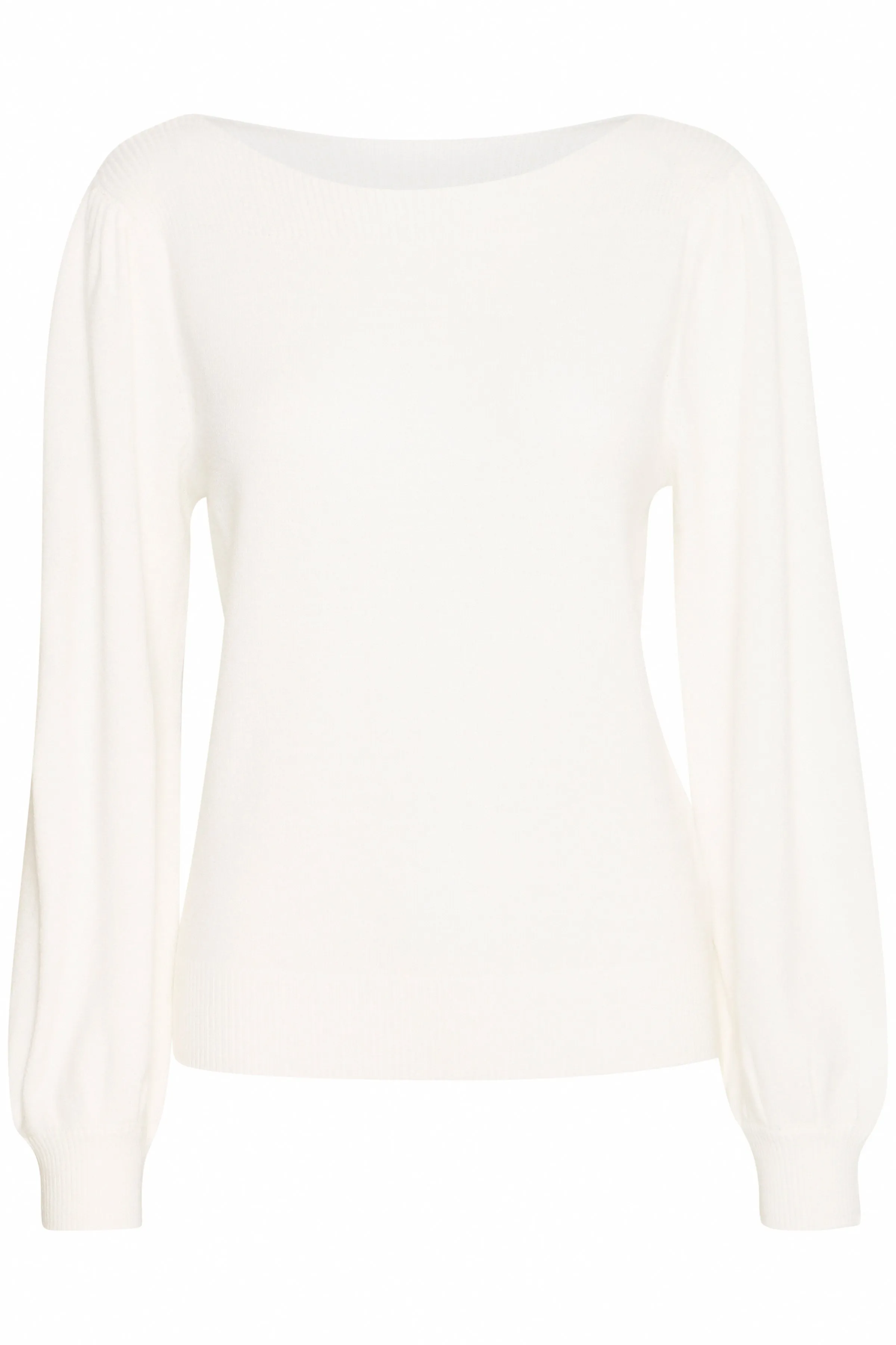 Virelle Boatneck Jumper (Cloud Dancer)