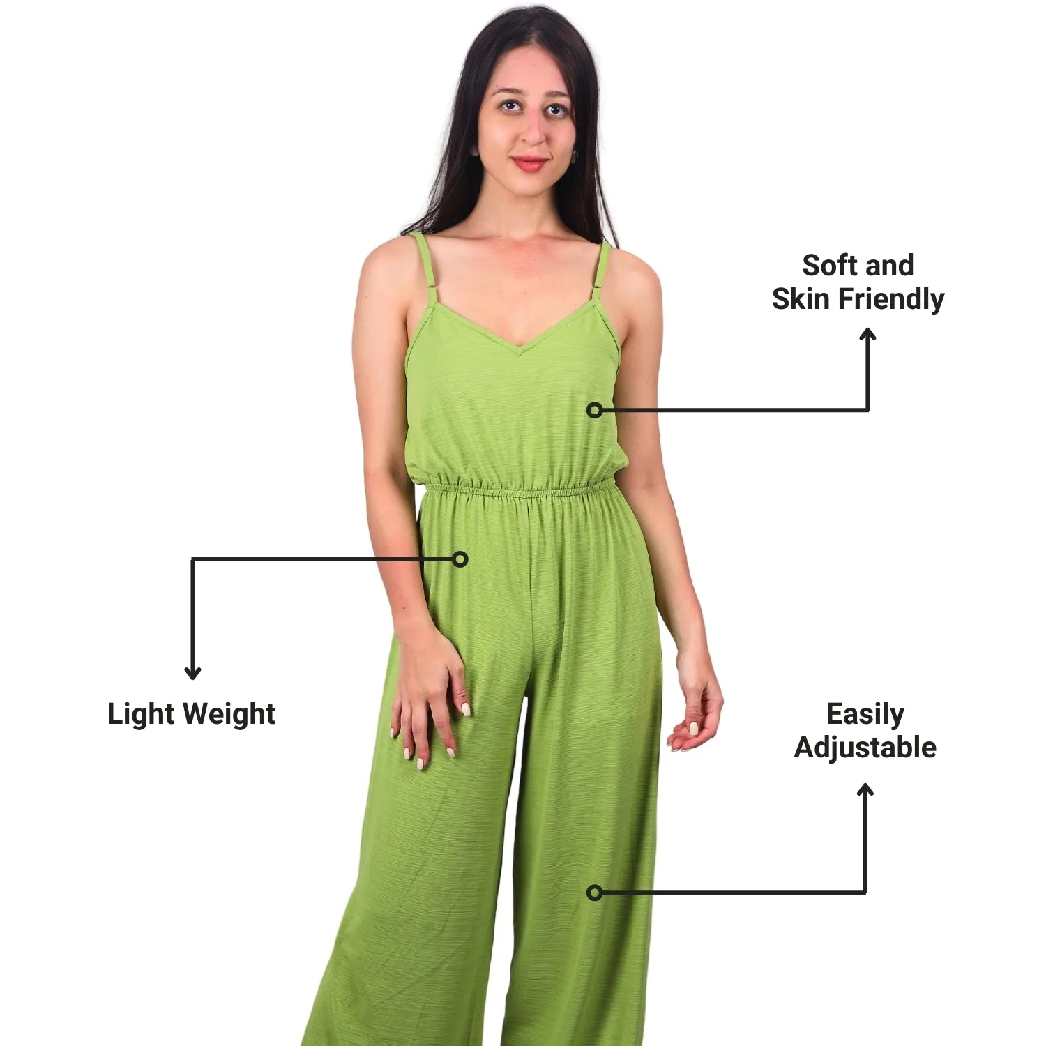 Wide-Leg Sleeveless Jumpsuit | GloFash