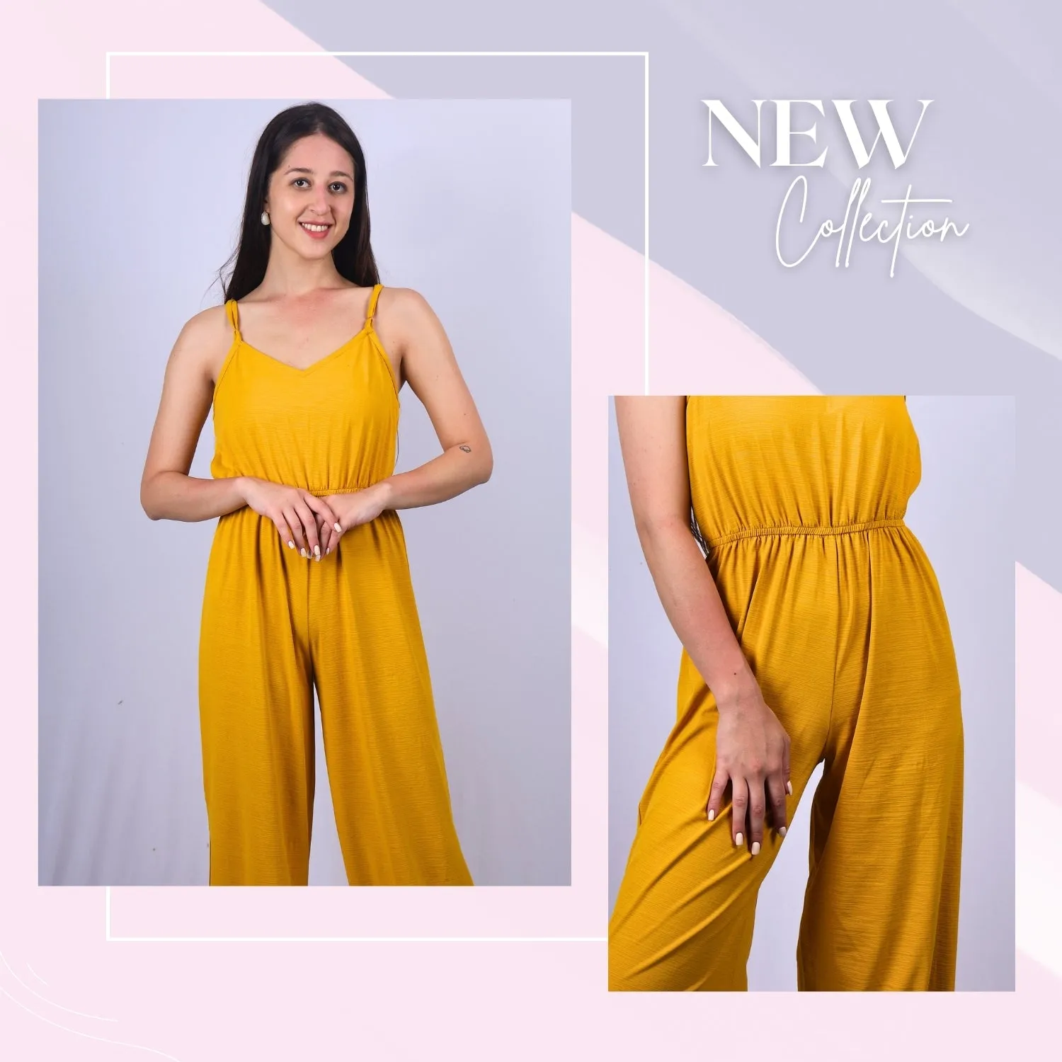 Wide-Leg Sleeveless Jumpsuit | GloFash