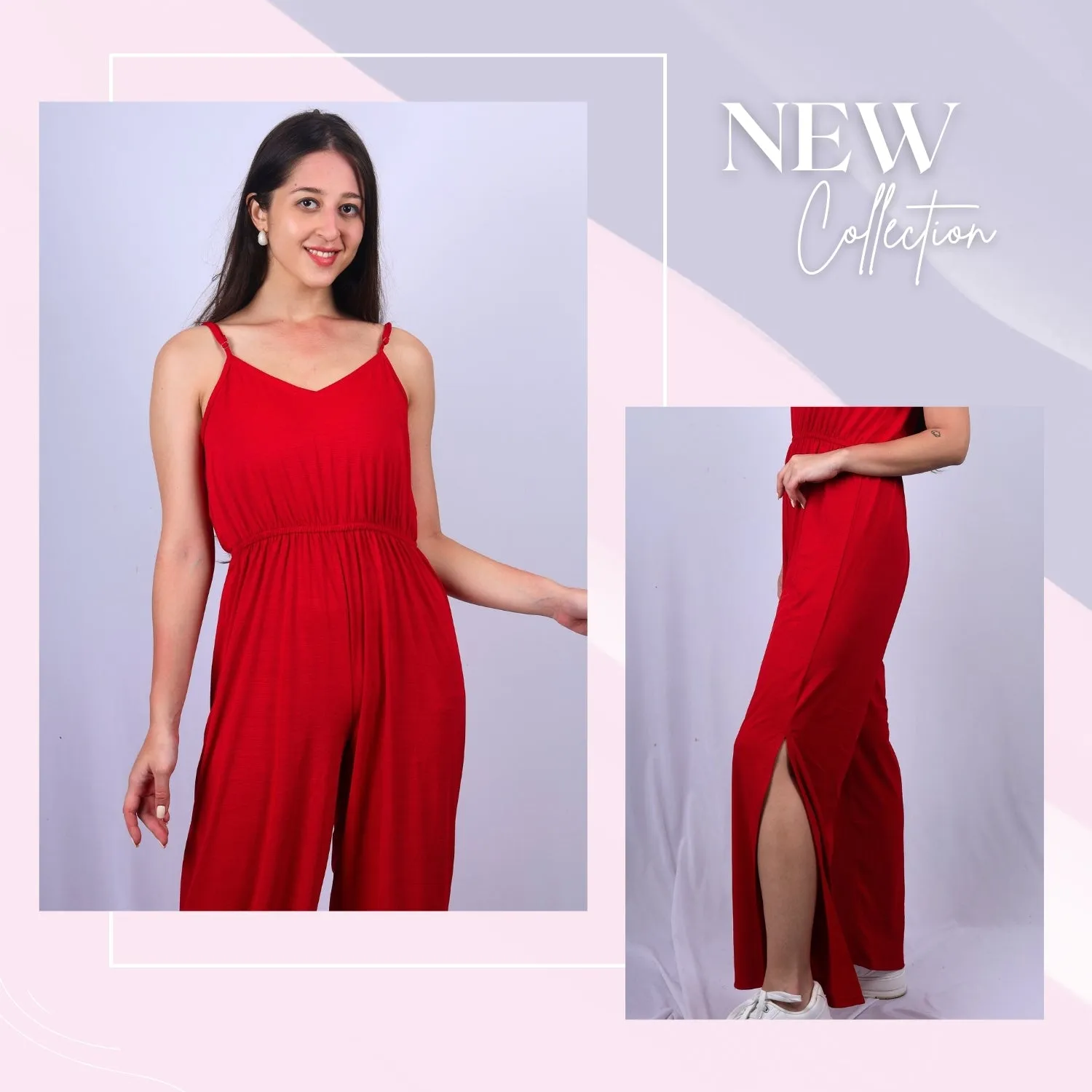 Wide-Leg Sleeveless Jumpsuit | GloFash