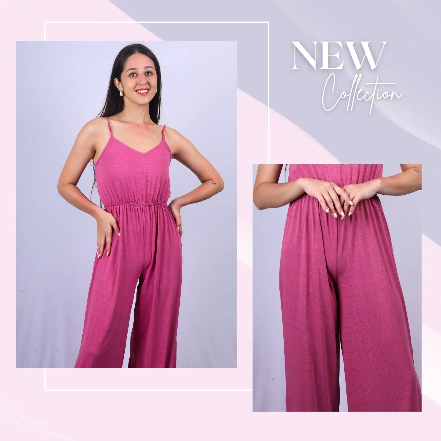 Wide-Leg Sleeveless Jumpsuit | GloFash