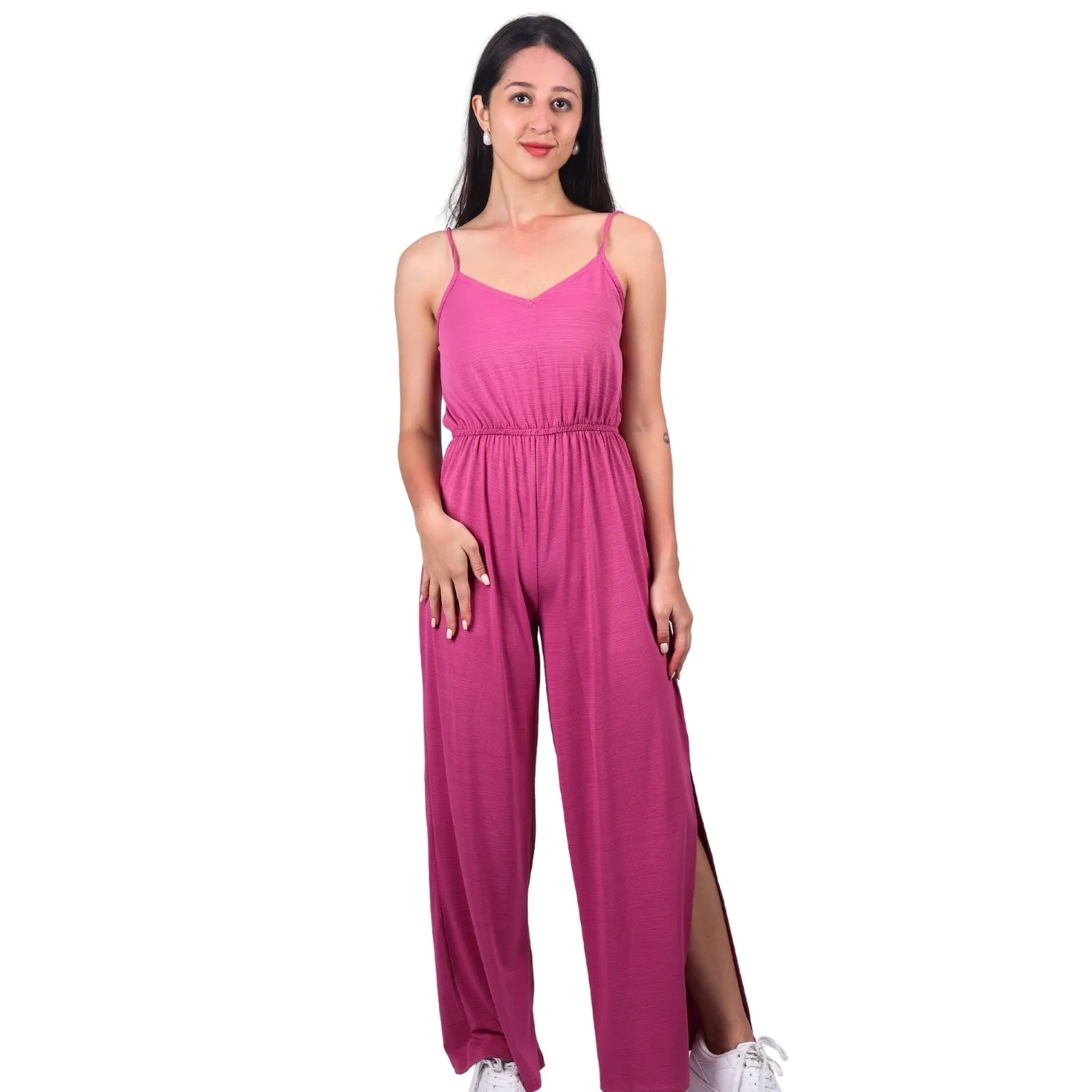 Wide-Leg Sleeveless Jumpsuit | GloFash