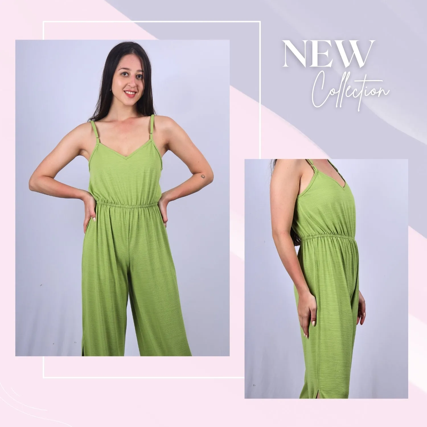 Wide-Leg Sleeveless Jumpsuit | GloFash