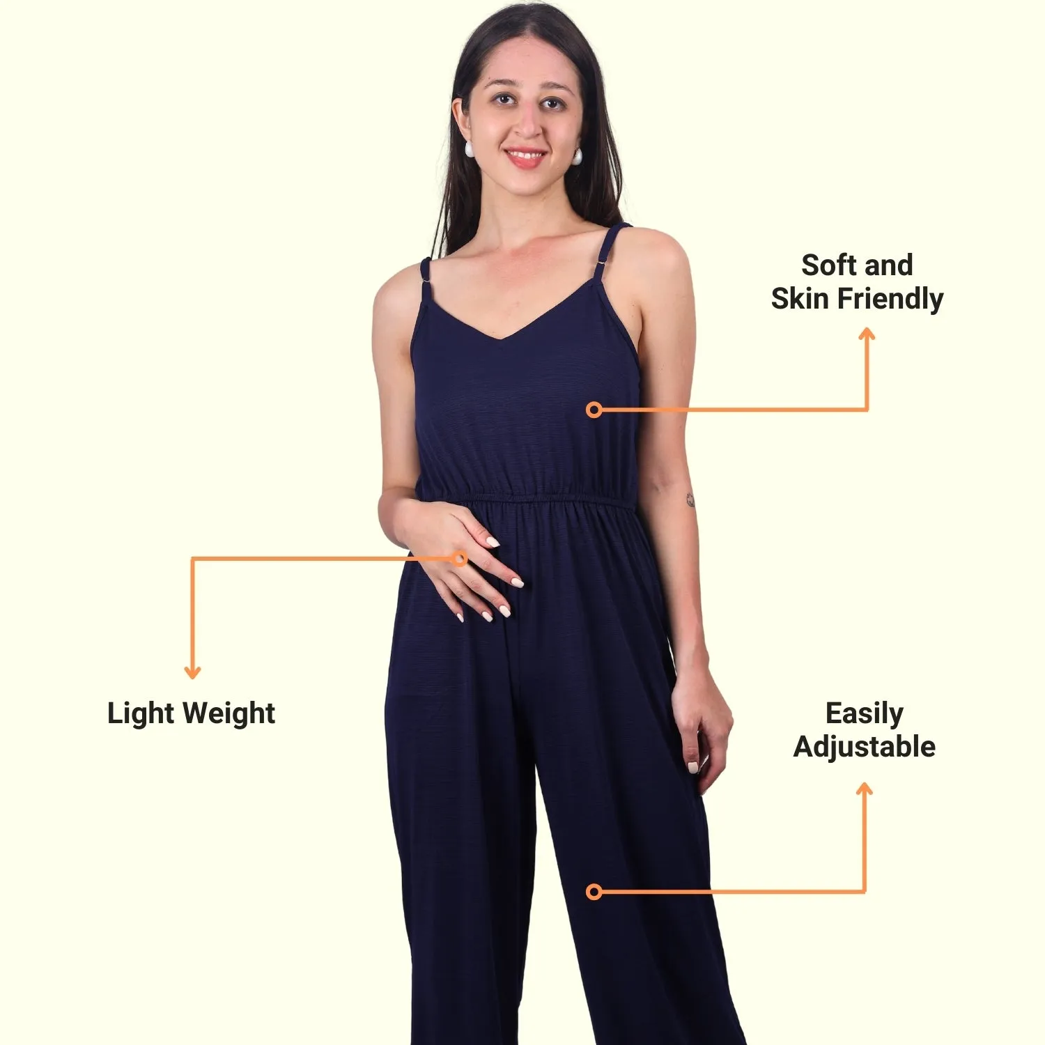 Wide-Leg Sleeveless Jumpsuit | GloFash