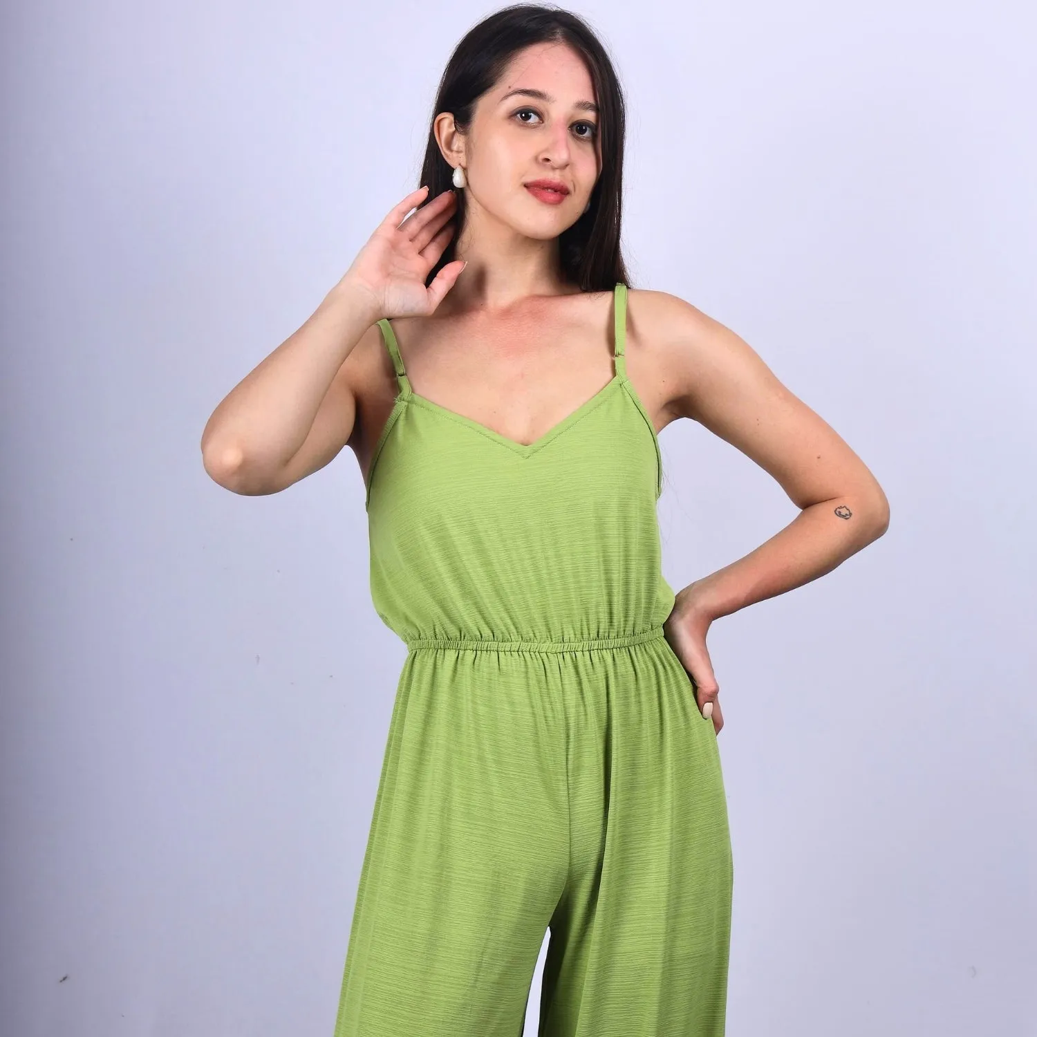 Wide-Leg Sleeveless Jumpsuit | GloFash