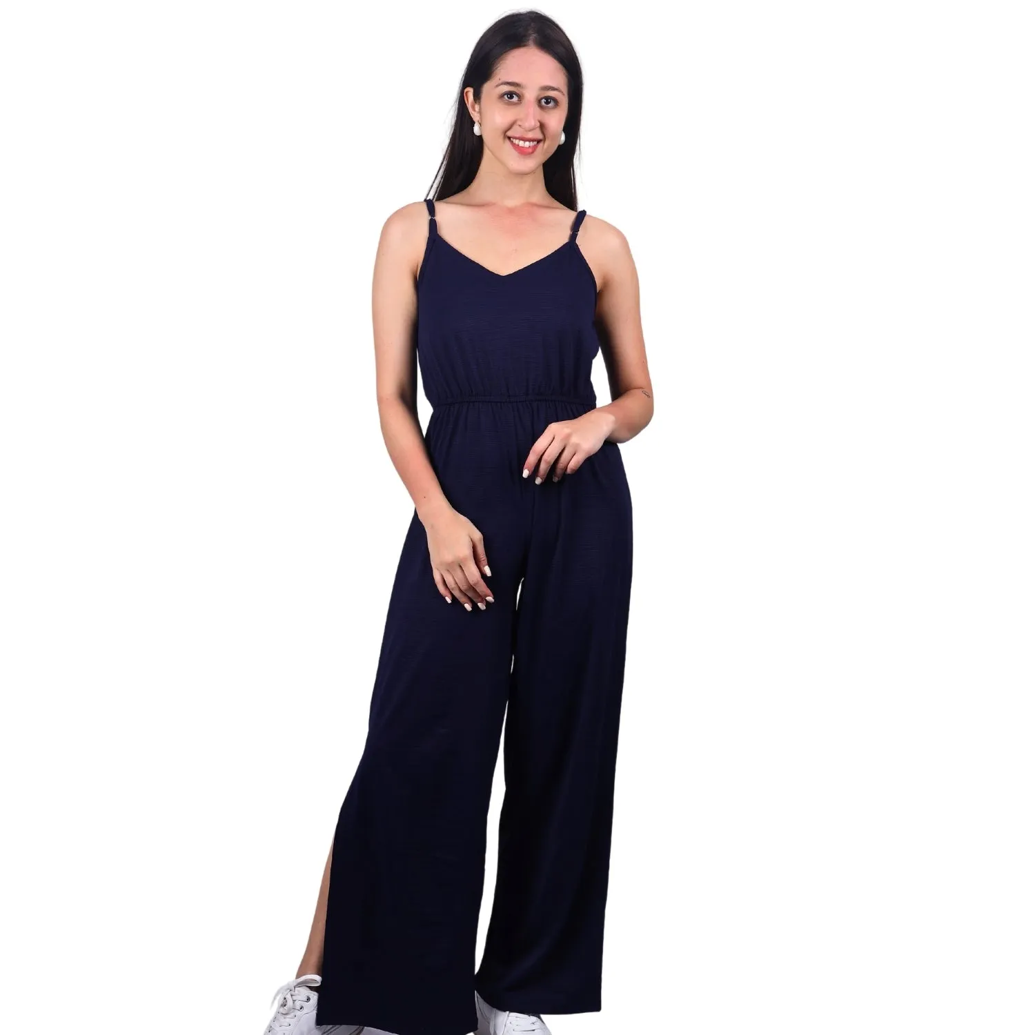 Wide-Leg Sleeveless Jumpsuit | GloFash