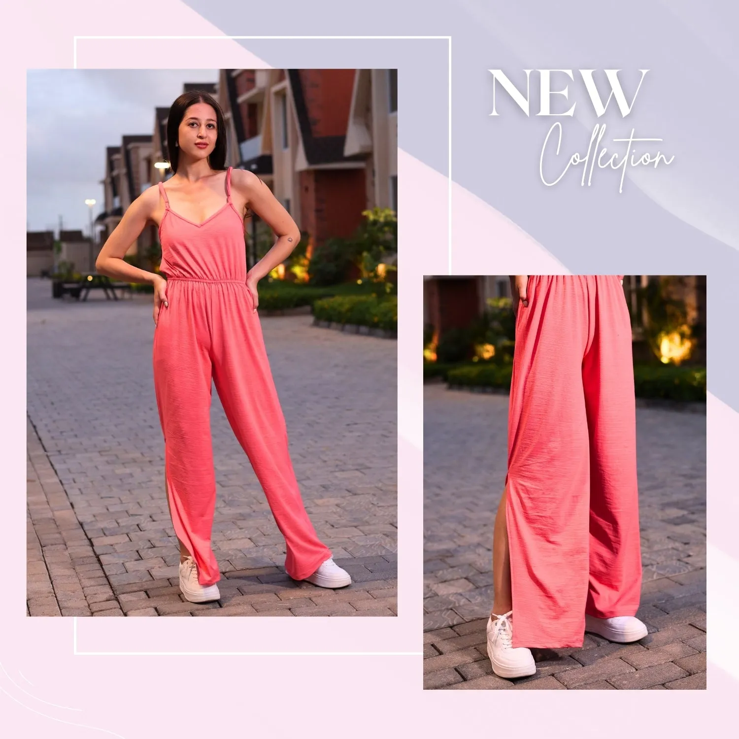 Wide-Leg Sleeveless Jumpsuit | GloFash